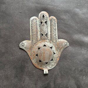 Decorative Vintage Metal Hamsa
